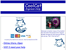 Tablet Screenshot of coolcatcorp.com